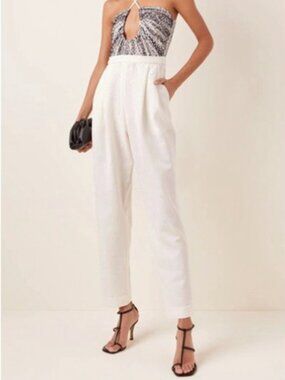 Rachel Comey Tulle Panel Junta Halterneck Women’s Jumpsuit
